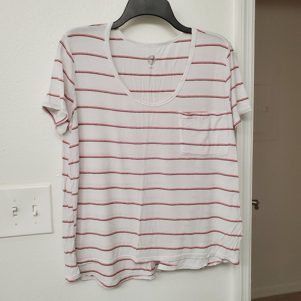 Striped Oversized Tee